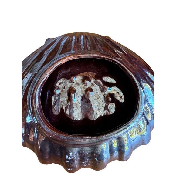 Set of 2 gorgeous sea shell ceramic trinket trays - Picture 7 of 8